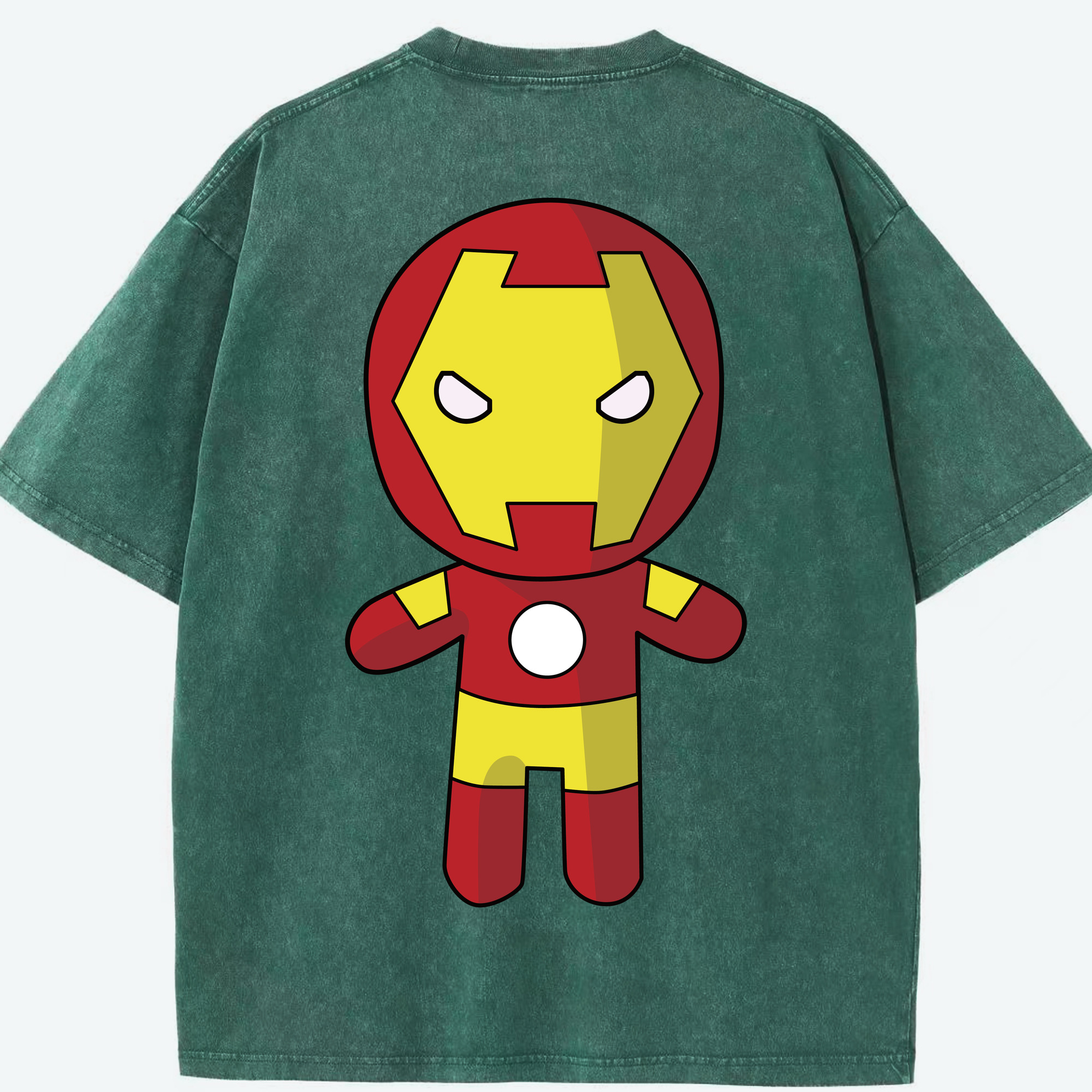 （画像用） アベンジャーズ The Avengers 綿100% ヴィンテージ風 半袖Tシャツ（背面プリント）